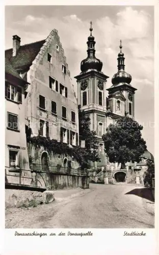 AK / Ansichtskarte Donaueschingen Stadtkirche
