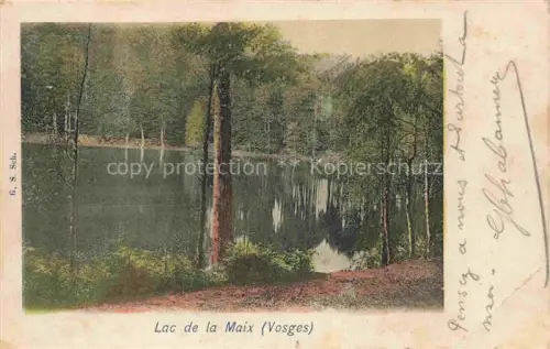 AK / Ansichtskarte Lac de la Maix Vexaincourt Saint-Die 88 Vosges Uferpartie am See