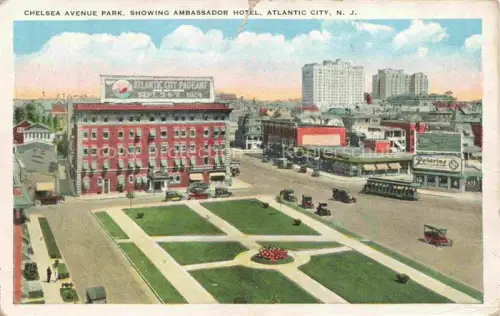 AK / Ansichtskarte Atlantic City New Jersey USA Chelsea Avenue Park Ambassador Hotel
