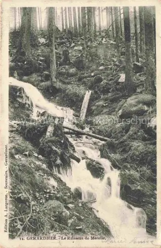 AK / Ansichtskarte Gerardmer Saint-Die 88 Vosges Le Ruisseau de Merelle