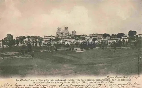 AK / Ansichtskarte La Chaise-Dieu BRIOUDE 43 Haute-Loire Vue générale ancienne abbaye