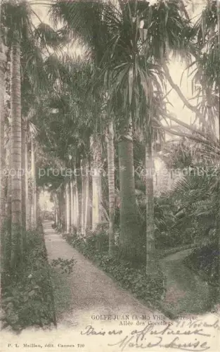 AK / Ansichtskarte Golfe-Juan Vallauris 06 Alpes-Maritimes Villa Mauresque Allée des Cocotiers