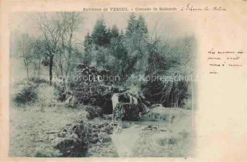 AK / Ansichtskarte Vesoul 70 Haute Saone Cascade de Solborde
