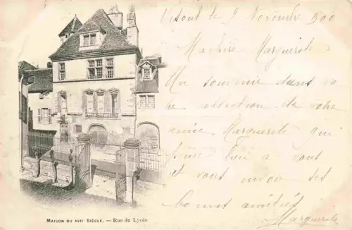 AK / Ansichtskarte Vesoul 70 Haute Saone Maison du XVII siècle Rue du Lycée