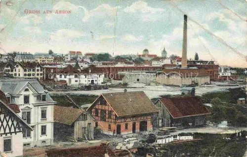 AK / Ansichtskarte ARBON  TG Teilansicht Industrie