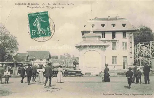 AK / Ansichtskarte NANCY 54 Meurthe-et-Moselle Exposition Village Alsacien le petit chemin de fer
