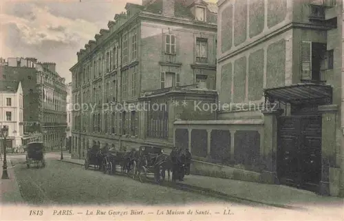 AK / Ansichtskarte PARIS 75 La Rue Georges Biset Maison de Santé