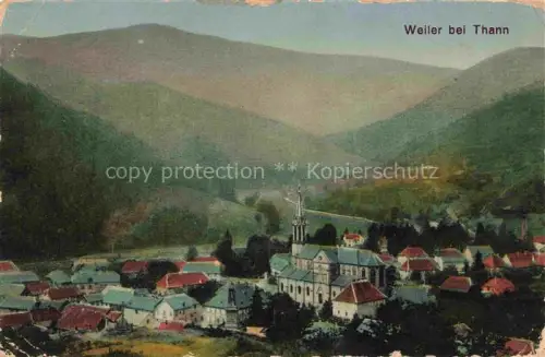 AK / Ansichtskarte Weiler 68 Elsass Willer-sur-Thur THANN 68 Haut-Rhin Vue générale