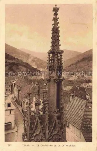 AK / Ansichtskarte Thann  ALsace 68 Haut-Rhin Le Chapiteau de la Cathédrale