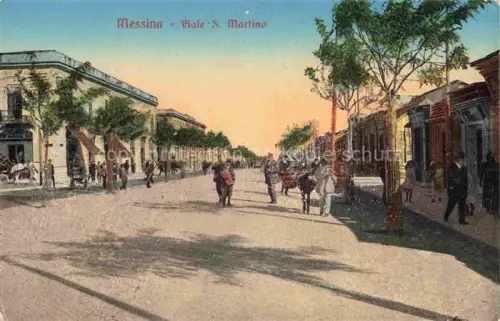 AK / Ansichtskarte MEssINA Sicilia IT Viale San Martino