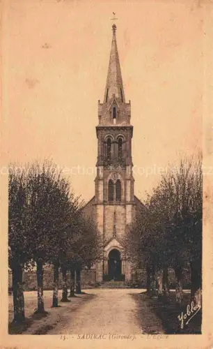 AK / Ansichtskarte Sadirac Bordeaux 33 Gironde Eglise