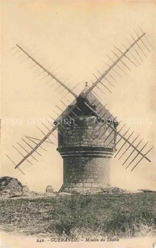 AK / Ansichtskarte Guerande Saint-Nazaire 44 Loire-Atlantique Moulin du Diable