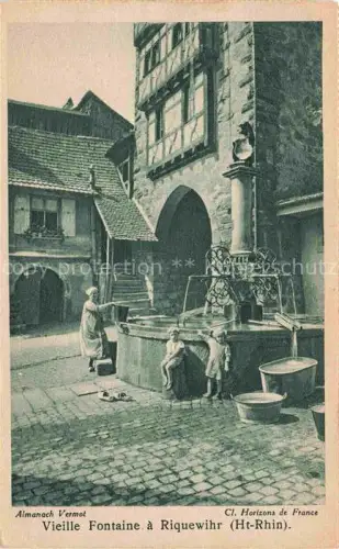 AK / Ansichtskarte Riquewihr Ribeauville 68 Haut Rhin Vieille fontaine