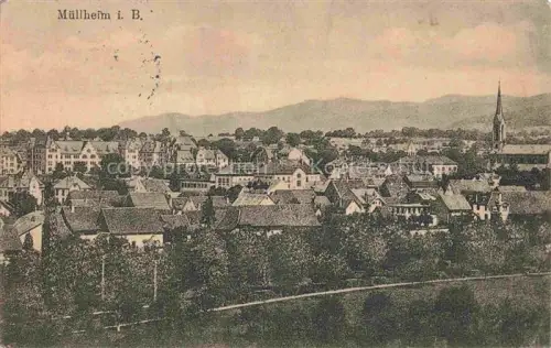 AK / Ansichtskarte Muellheim Baden BW Stadtpanorama Pruefstempel