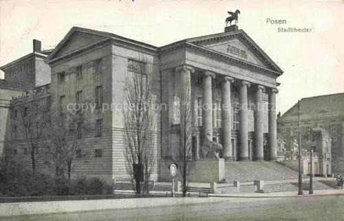 AK / Ansichtskarte Posen  POZNAN PL Stadttheater Pruefstempel