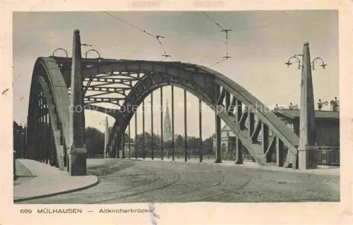 AK / Ansichtskarte Muelhausen Elsass Altkircherbruecke
