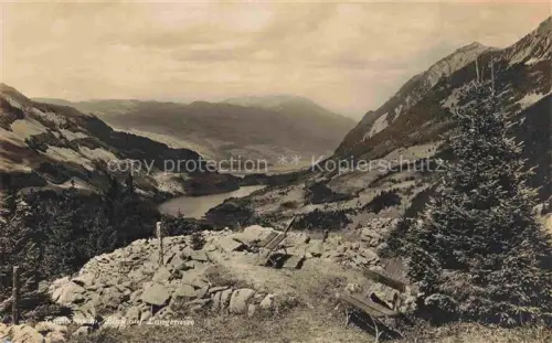 AK / Ansichtskarte Tschorrenalp Lungern Obwalden OW Lungernsee