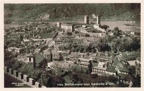AK / Ansichtskarte BELLINZONA TI Castello d'Uri Lugano Schweiz 