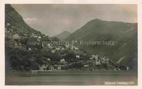 AK / Ansichtskarte Castagnola Lago di Lugano Schweiz