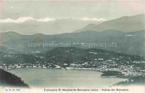 AK / Ansichtskarte Lanzo Intelvi Lanzo d Intelvi Como Lombardia IT Funicolare Ste Margherite Belvedere 