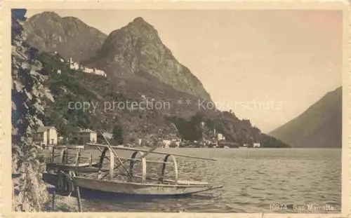 AK / Ansichtskarte San Mamette Monte TI Lugano 