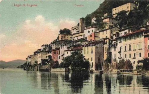 AK / Ansichtskarte Lago di LUGANO TI Gandira 
