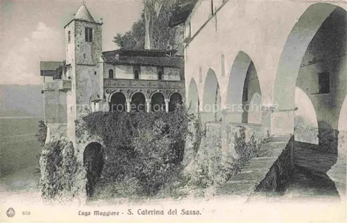 AK / Ansichtskarte Santa Caterina del Sasso Locarno Lago Maggiore TI 