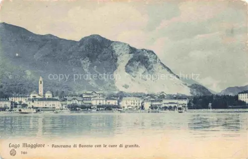AK / Ansichtskarte Baveno Lago Maggiore IT Panorama le cave di granito 