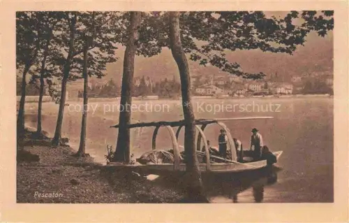 AK / Ansichtskarte LUGANO Lago di Lugano TI Pescatori 