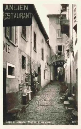 AK / Ansichtskarte Lago di LUGANO TI Motivo a Gandria 