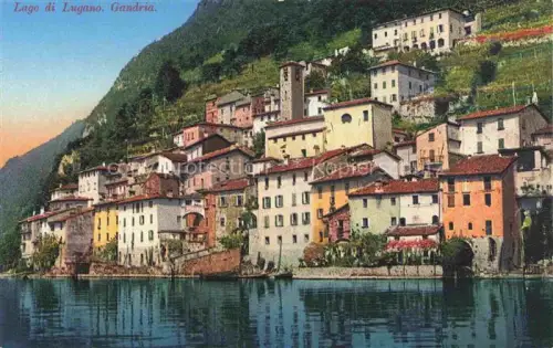 AK / Ansichtskarte Lago di LUGANO TI Gandria