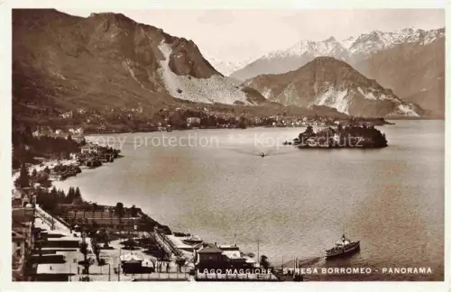 AK / Ansichtskarte Stresa Borromeo Lago Maggiore IT Panorama
