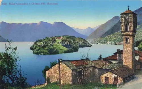 AK / Ansichtskarte Isola Comacina Lago di Como IT Chiesa San Giovanni 