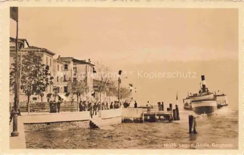 AK / Ansichtskarte Lago di Garda IT Garagnano Dampfer 