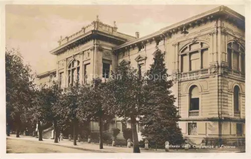 AK / Ansichtskarte LOCARNO Lago Maggiore TI Palazzo della Conferenza 