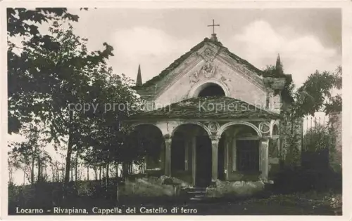 AK / Ansichtskarte LOCARNO Lago Maggiore TI Rivapiana Cappella del Castello di ferro 