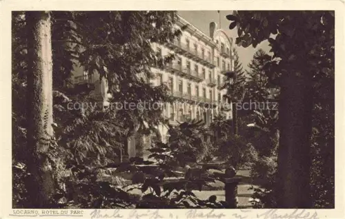 AK / Ansichtskarte LOCARNO Lago Maggiore TI Hotel du Parc Schweiz 