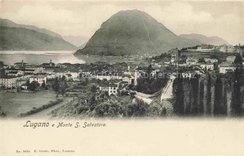 AK / Ansichtskarte LUGANO Lago di Lugano TI Monte S. Salvatore 