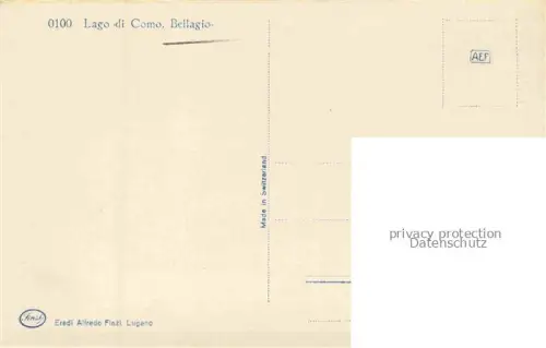 AK / Ansichtskarte Lago di Como Bellagio