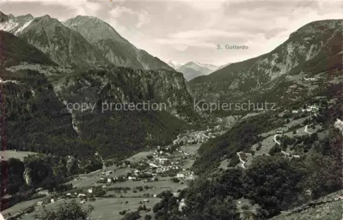 AK / Ansichtskarte Faido Leventina TI Panorama S. Gottardo 