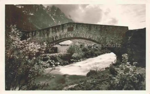 AK / Ansichtskarte Vicosoprano Maloja GR Alte Bruecke 