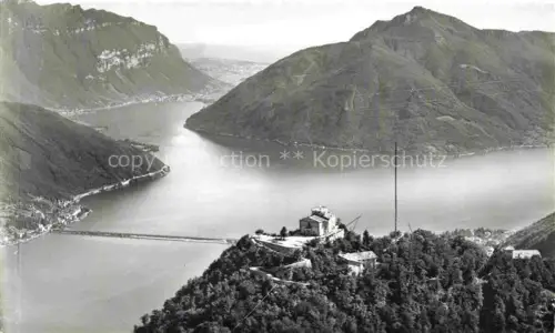 AK / Ansichtskarte Monte San Salvatore 912m LUGANO TI Schweiz