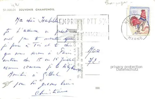 AK / Ansichtskarte Sekt Sparkling Petillant Espumoso Wein Wine Vin Vino Champenois Chamnagne