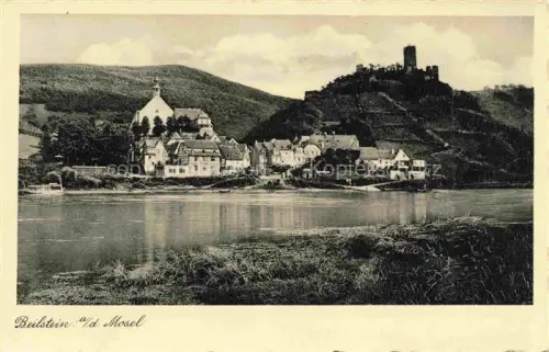 AK / Ansichtskarte Beilstein Mosel Rheinland-Pfalz Panorama mit Burgblick