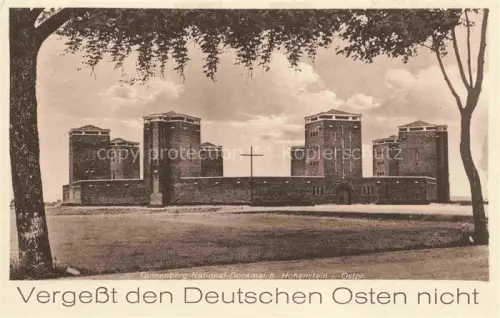 AK / Ansichtskarte Tannenberg  Denkmal Hohenstein Ostpreussen PL Ansicht