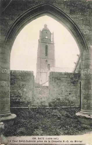 AK / Ansichtskarte Batz-sur-Mer Saint-Nazaire 44 Loire-Atlantique La Tour Saint-Guénolé vue prise de la Chapelle Notre-Dame du Mûrier