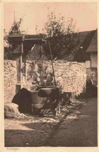 AK / Ansichtskarte Boersch Boersch 67  Bas-Rhin Une fontaine