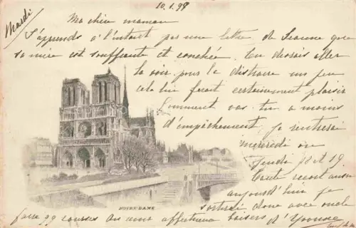 AK / Ansichtskarte PARIS 75 Eglise Notre-Dame