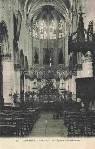AK / Ansichtskarte Auxerre 89 Yonne Intérieur de l'Eglise Saint-Pierre