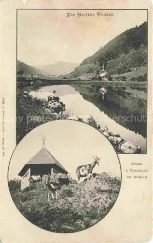 AK / Ansichtskarte Rudlin Le Plainfaing Saint-Die 88 Vosges Vue panoramique Etang Chapelle
